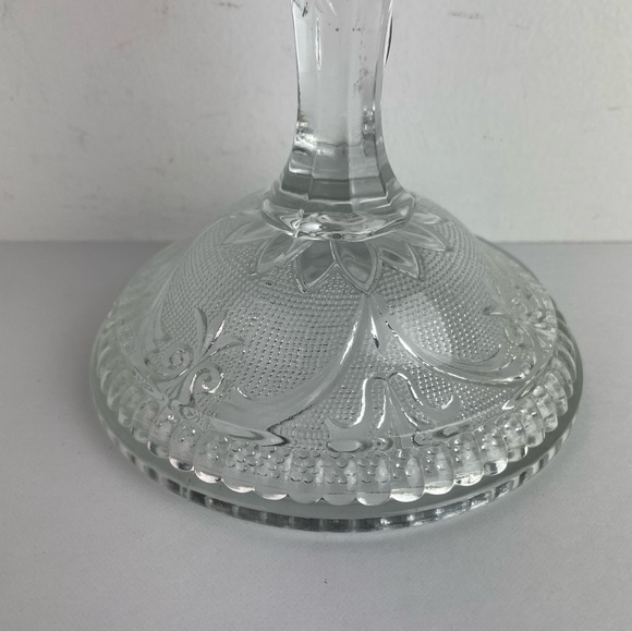 🚦3/$33 Indiana Glass Tiara Vintage Clear Candlestick - Bundle It! - Picture 3 of 4